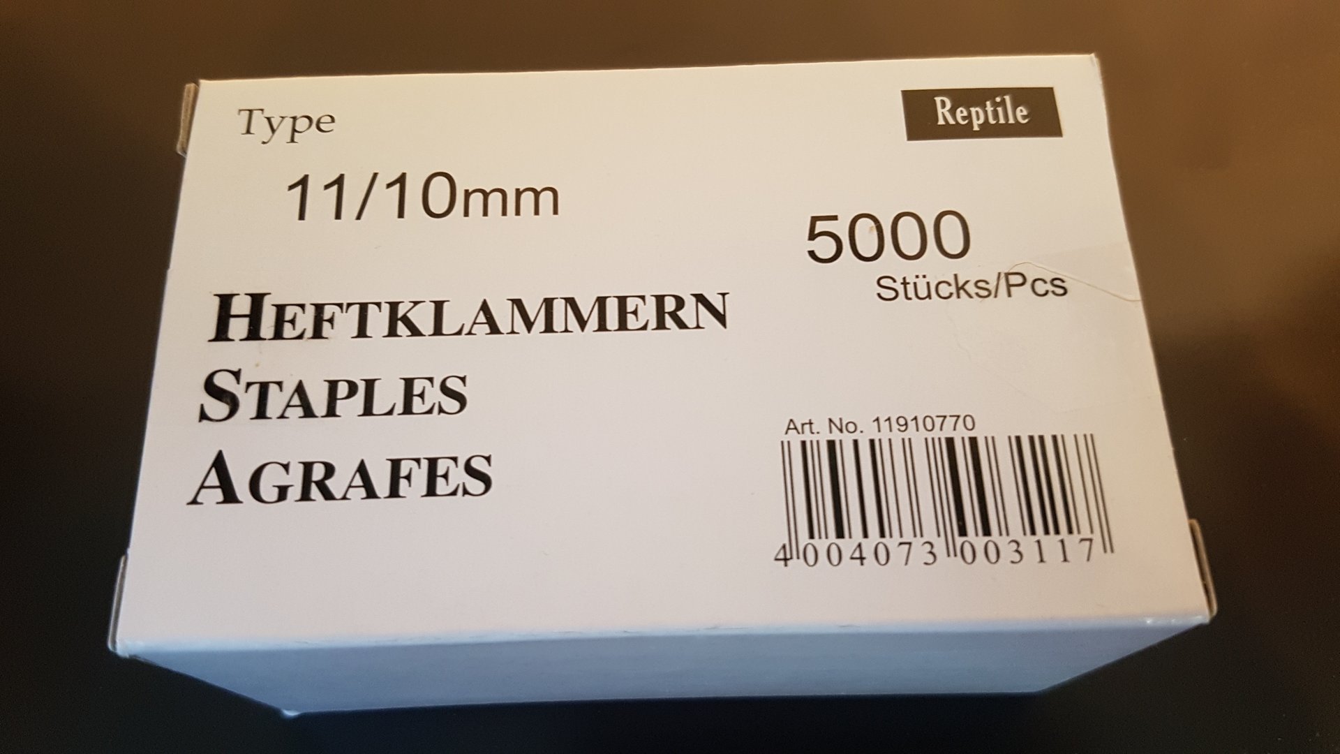 Flachdrahtklammern für Rapid Tackerklammern Typ 140 2.000 Stk. 12mm Klammern