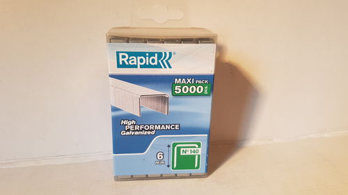 Klammern  Rapid  Typ 11/140  in 6mm  5000Stück  in Plastic BOX
